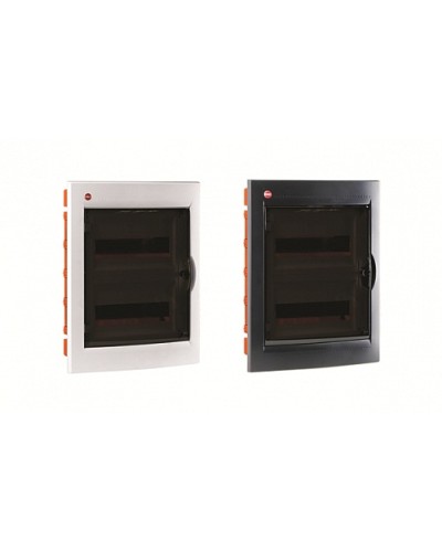 Щиток встраиваемый 24 мод.,IP 41 , черный DKC 82524 в Чебоксарах Аксессуары для стоек и шкафов Pintop.ru