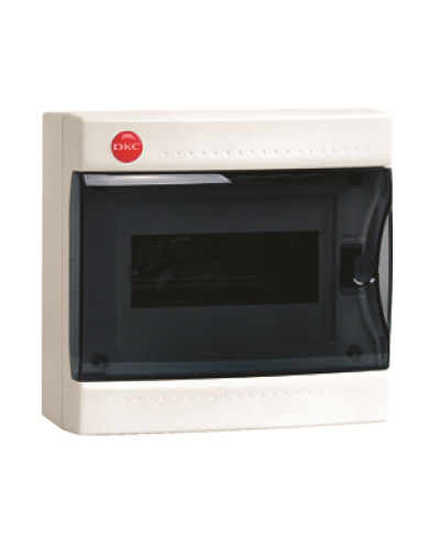 Щиток настенный с усиленным клеммным блоком, 8 модулей, IP41, цвет белый DKC 84708 в Чебоксарах Боксы для автоматов Pintop.ru