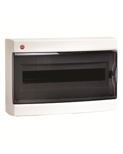 Щиток настенный-18з проз/дв IP40 бел +2 клем.бл ДКС 84918 в Чебоксарах Боксы для автоматов Pintop.ru