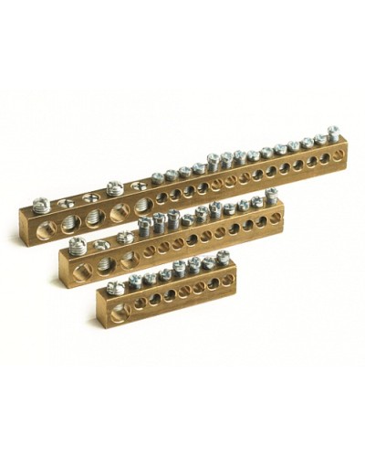 Колодка клеммная 18мод. (отв.5х5.4мм+14х4.5мм) DKC 87418 в Чебоксарах Коммутационные изделия Pintop.ru