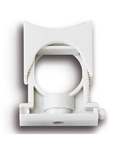 Держатель с защелкой, для крышек шириной 40 и 90 мм (d 12-28 mm) DKC AIR00002 в Чебоксарах Держатели, клипсы, скобы Pintop.ru