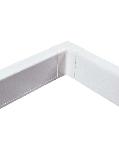 Угол внутренний для плинтусного короба 100х40 мм белый DKC AIR10042 в Чебоксарах Аксессуары для кабель-канала Pintop.ru