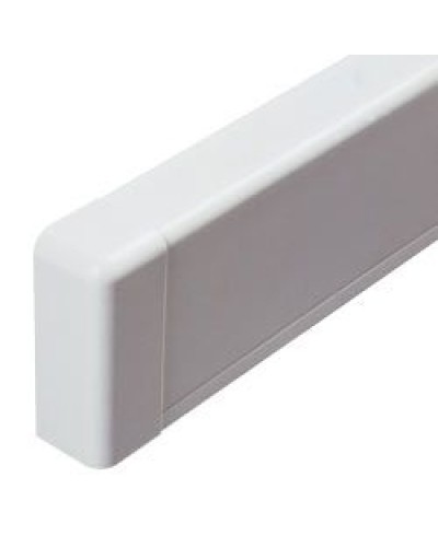 Заглушка для плинтусного короба 100х40 мм белый DKC AIR10045 в Чебоксарах Аксессуары для стоек и шкафов Pintop.ru