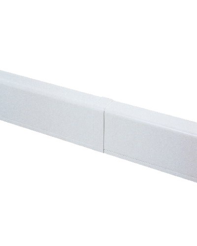 Накладка на стык для плинтусного короба 100х40 мм белое DKC AIR10049 в Чебоксарах Аксессуары для лотков Pintop.ru