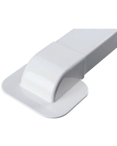 Ввод в стену под углом 90 град. для короба 90х40 мм DKC AIR90408 в Чебоксарах Аксессуары для стоек и шкафов Pintop.ru