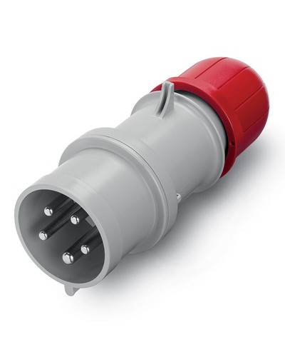 Вилка кабельная IP44 32A 3P+E+N 400V DKC DIS2133237 в Чебоксарах Аксессуары для стоек и шкафов Pintop.ru