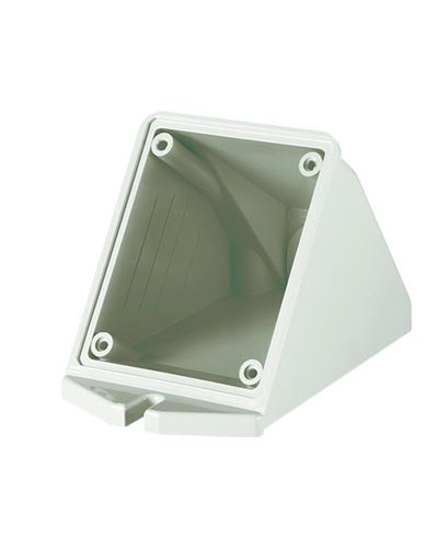 Коробка для настенного монтажа с наклоном розеток с фланцем 84*106 мм DKC DIS5700132 в Чебоксарах Распределительные коробки Pintop.ru