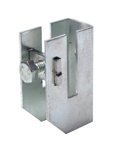 Скоба-держатель полосы с болтом DKC ND2312 в Чебоксарах Держатели, клипсы, скобы Pintop.ru