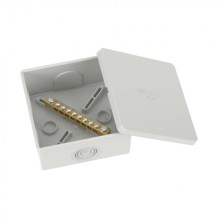 Коробка уравнивания потенциалов, 8 зажимов, 6 вводов д.20мм, 80х80х40мм, IP44 DKC (NE3108)