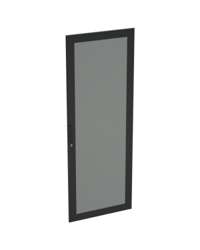 Дверь перфорированная одностворчатая для IT-CQE 2000 x 800 RAL9005 DKC R5ITCPRMM2080B в Чебоксарах Аксессуары для стоек и шкафов Pintop.ru
