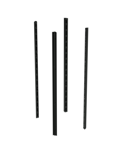 Стойки вертикальные для 19 IT-CQE, В=2000мм, 4шт, RAL9005 DKC (R5KMN20B) в Чебоксарах Аксессуары для стоек и шкафов Pintop.ru