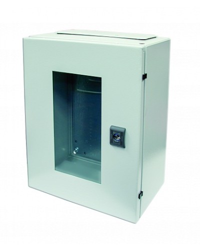 Корпус ST с прозрачной дверью и с М/П Размер: 1000 x 800x 400 мм (В х Ш х Г) DKC R5STX1084 в Чебоксарах Аксессуары для стоек и шкафов Pintop.ru