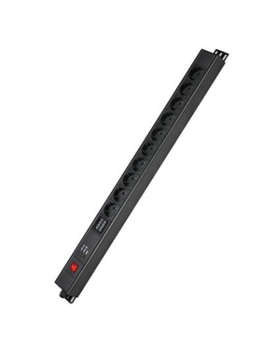 Блок распределения питания вертикальный для 19 шкафов DKC R5VSH10SWOPAM в Чебоксарах Блоки розеток Pintop.ru