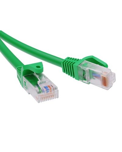 Патч-корд неэкранированный CAT6 U/UTP 4х2, LSZH, зелёный, 5м DKC RN6UU4550GN в Чебоксарах Патчкорды (медные) Pintop.ru