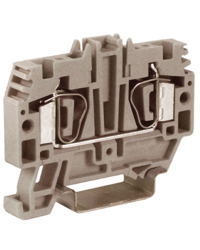 Зажим 4 кв.мм серый DKC ZHM250GR в Чебоксарах Держатели, клипсы, скобы Pintop.ru