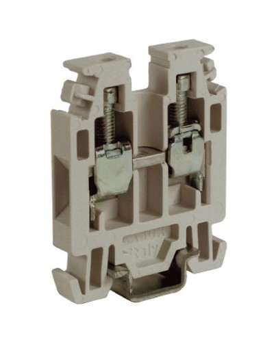 Зажим 2,5 кв.мм серый DKC ZRN500GR в Чебоксарах Крепежные изделия Pintop.ru