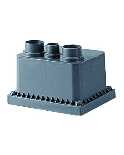 Колодец переходной смотровой 225x175x145 с крышкой для двустенных труб DKC (025001) в Чебоксарах Повороты, муфты, тройники Pintop.ru