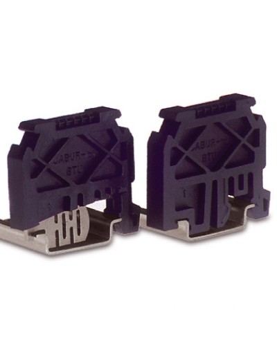 Торцевой упор BTU для фиксации клеммных зажимов на рейке ДКС ZBT005 в Чебоксарах Держатели, клипсы, скобы Pintop.ru