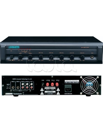 Микшер-усилитель DSPPA MP-300P в Чебоксарах Система оповещения и трансляции Dsppa Pintop.ru