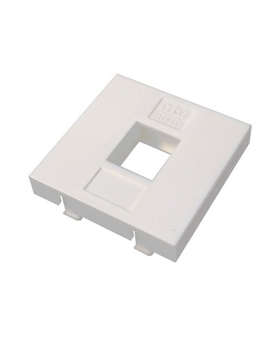 Адаптер Mosaic 45 х 45 мм для модуля Keystone, 1 порт, белый Datarex DR-5301 в Чебоксарах Коммутационные изделия Pintop.ru