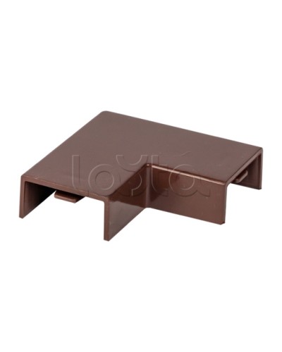 Поворот 90 гр. (20х10) (4 шт) темное дерево EKF-Plast (abd-20-10x4) в Чебоксарах Аксессуары для кабель-канала Pintop.ru