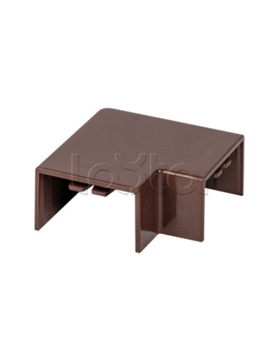 Поворот 90 гр. (25х16) (4 шт) темное дерево EKF-Plast (abd-25-16x4) в Чебоксарах Аксессуары для кабель-канала Pintop.ru