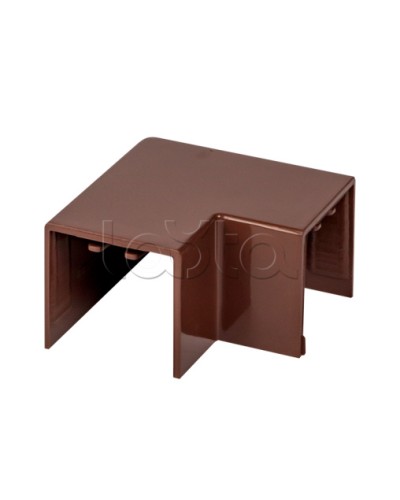 Поворот 90 гр. (25х25) (4 шт) темное дерево EKF-Plast EKF (abd-25-25x4) EKF (abd-25-25x4) в Чебоксарах Аксессуары для кабель-канала Pintop.ru