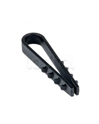 Дюбель-хомут для круглого кабеля (5-10мм) черный (50шт.) EKF PROxima (plc-ncs50-5x10b) в Чебоксарах Крепеж: Дюбели, шурупы, саморезы Pintop.ru