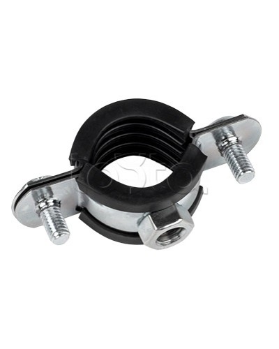 Хомут стальной 1 (32-37 мм), с уплотнителем EKF (hsu1100) в Чебоксарах Стяжки-хомуты Pintop.ru