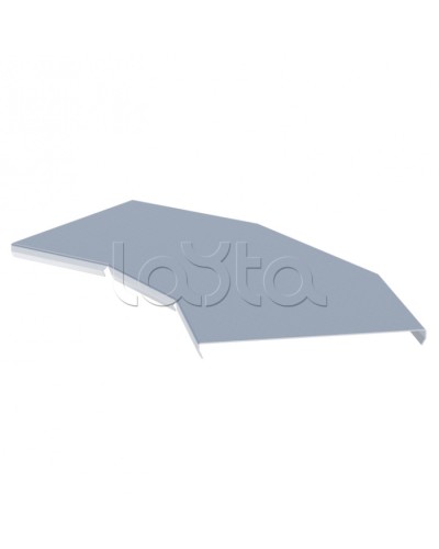 Крышка на угол 45 град. горизонтальный для лестничнго лотка 600 мм EKF (kglt45600) в Чебоксарах Аксессуары для лотков Pintop.ru