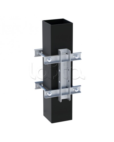 Комплект крепления стойки монтажной к опоре EKF (kksmo) в Чебоксарах Аксессуары для лотков Pintop.ru