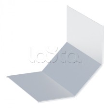 Крышка на угол 90 градусов верт. внутр. лестн. усиленная 150x400 мм (2 мм) HDZ EKF (kviltp90150400-2-HDZ)