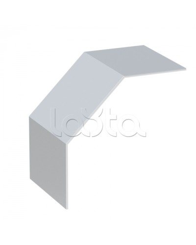 Крышка на угол 90 градусов верт. внеш. лестн. усиленная 150x500 мм (2 мм) HDZ EKF (kvoltp90150500-2-HDZ) в Чебоксарах Аксессуары для лотков Pintop.ru