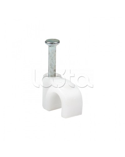 Скоба крепежная круглая (5мм.) (50шт.) EKF PROxima (plcn-sr-5) в Чебоксарах Держатели, клипсы, скобы Pintop.ru