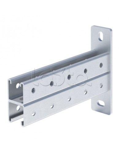 STRUT-консоль двойная 41х41 мм, основание 350 мм EKF (stkd414135) в Чебоксарах Аксессуары для лотков Pintop.ru