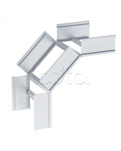 Угол 90 градусов вертикальный внешний лестничный усиленный 150x700 мм (2 мм) EKF (voltp90150700-2) в Чебоксарах Аксессуары для лотков Pintop.ru