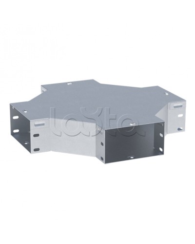 Ответвитель крестообразный 35х100мм EKF x3510008 в Чебоксарах Аксессуары для лотков Pintop.ru