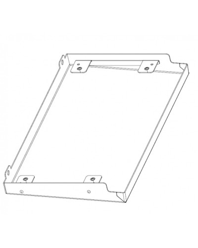 Крыша дождевая для шкафов серии EMW (Ш500 × Г250) Elbox (EMW-RR-500.250) в Чебоксарах Аксессуары для стоек и шкафов Pintop.ru