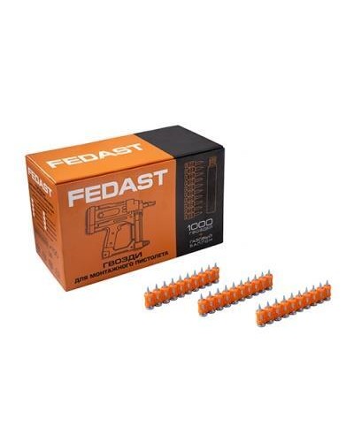 Гвозди 3,0*22 мм для монтажного пистолета с кованым наконечником (1000 шт/уп) FEDAST fd3022mgbp в Чебоксарах Крепеж: Дюбели, шурупы, саморезы Pintop.ru