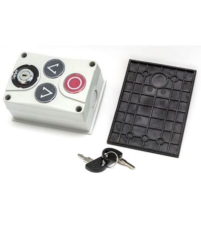 Панель управления 3х кнопочная с ключом Faac 402500 в Чебоксарах Устройства радиоуправления для шлагбаумов и автоматики Pintop.ru