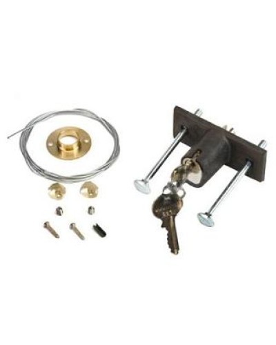 Замок дистанционной разблокировки потолочного привода с ключом №1 Faac 424591001 в Чебоксарах Запчасти для шлагбаумов и автоматики Pintop.ru