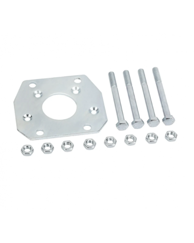 Пластина монтажная с анкерами для стойки Faac 737100 в Чебоксарах Запчасти для шлагбаумов и автоматики Pintop.ru