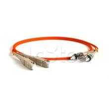 Патч-корд волоконно-оптический Hyperline FC-D2-50-LC/PR-ST/PR-H-3M-LSZH-OR