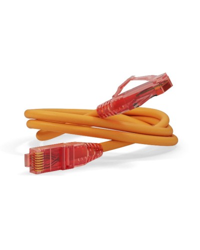Патч-корд U/UTP Hyperline PC-LPM-UTP-RJ45-RJ45-C5e-5M-LSZH-OR в Чебоксарах Патчкорды (медные) Pintop.ru
