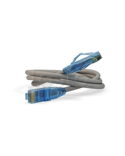 Патч-корд RJ45-RJ45, 4 пары, UTP, кат.6, LSZH (5м) Hyperline PC-LPM-UTP-RJ45-RJ45-C6-5M-LSZH-GY в Чебоксарах Патчкорды (медные) Pintop.ru