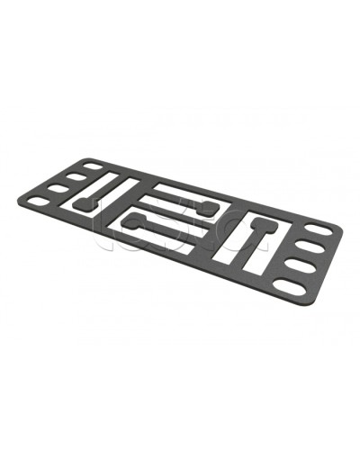 Кронштейн Hyperline (PMR-1U-T-RAL9005) в Чебоксарах Аксессуары для стоек и шкафов Pintop.ru