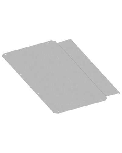 FORMAT Фланец основания встроенного отсека сплошной 400х800мм IEK (FO-00-FBCS-040-080) в Чебоксарах Аксессуары для стоек и шкафов Pintop.ru