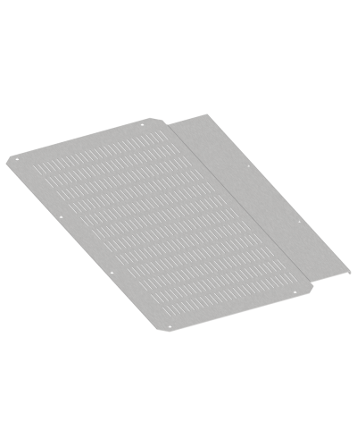 FORMAT Фланец основания встроенного отсека вентилируемый 400х800мм IEK (FO-00-FBCV-040-080) в Чебоксарах Аксессуары для стоек и шкафов Pintop.ru