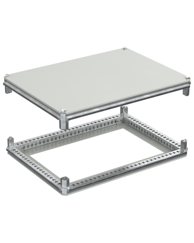 FORMAT Крыша и основание (под фланец) 600х800мм IEK (FO-00-KOF-060-080) в Чебоксарах Аксессуары для стоек и шкафов Pintop.ru