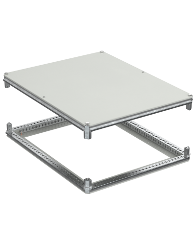 FORMAT Крыша и основание (под фланец) 1000х800мм IEK (FO-00-KOF-100-080) в Чебоксарах Аксессуары для стоек и шкафов Pintop.ru